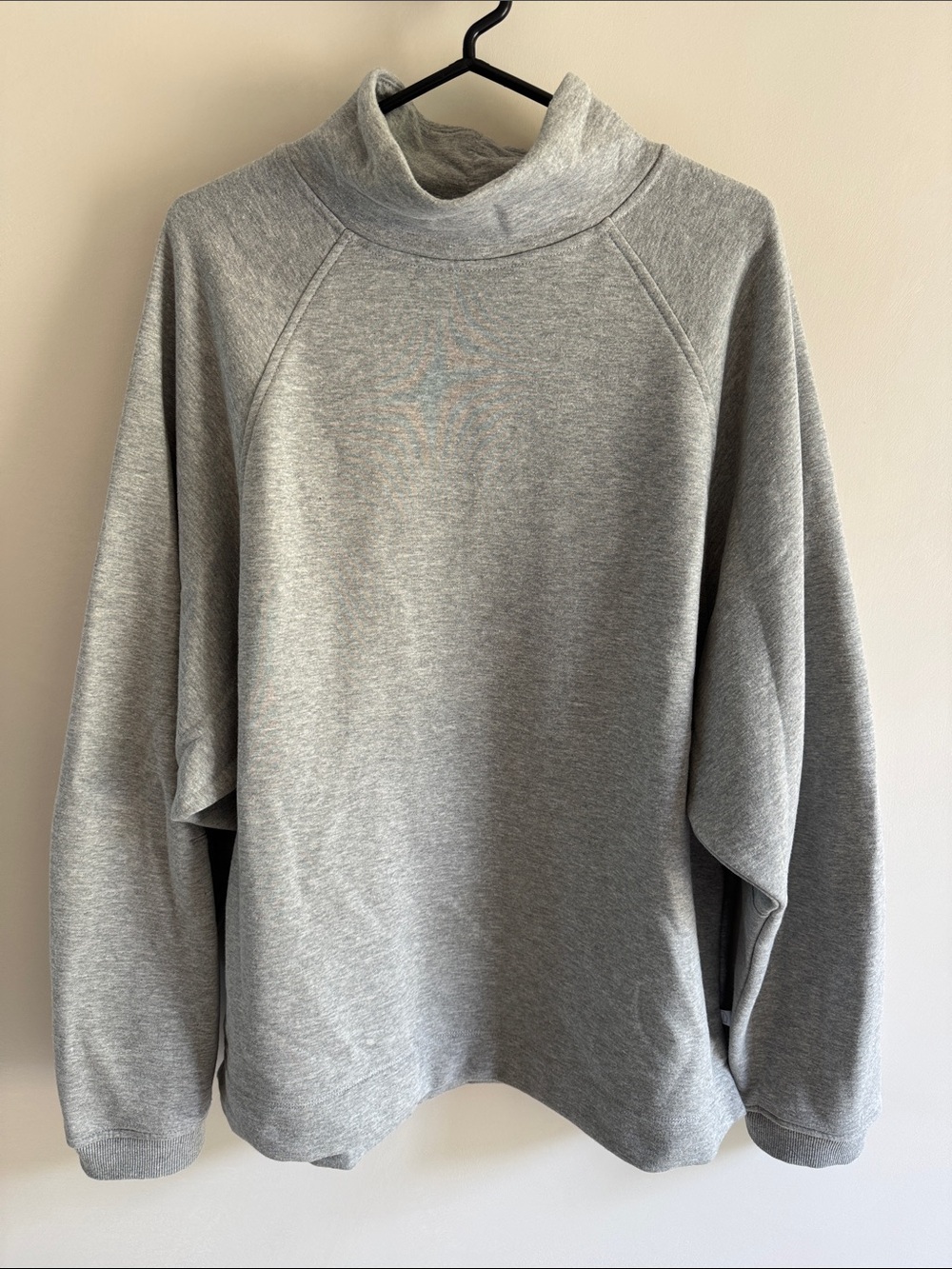 standard cloth uo heather grey mock neck turtle neck sweater size large